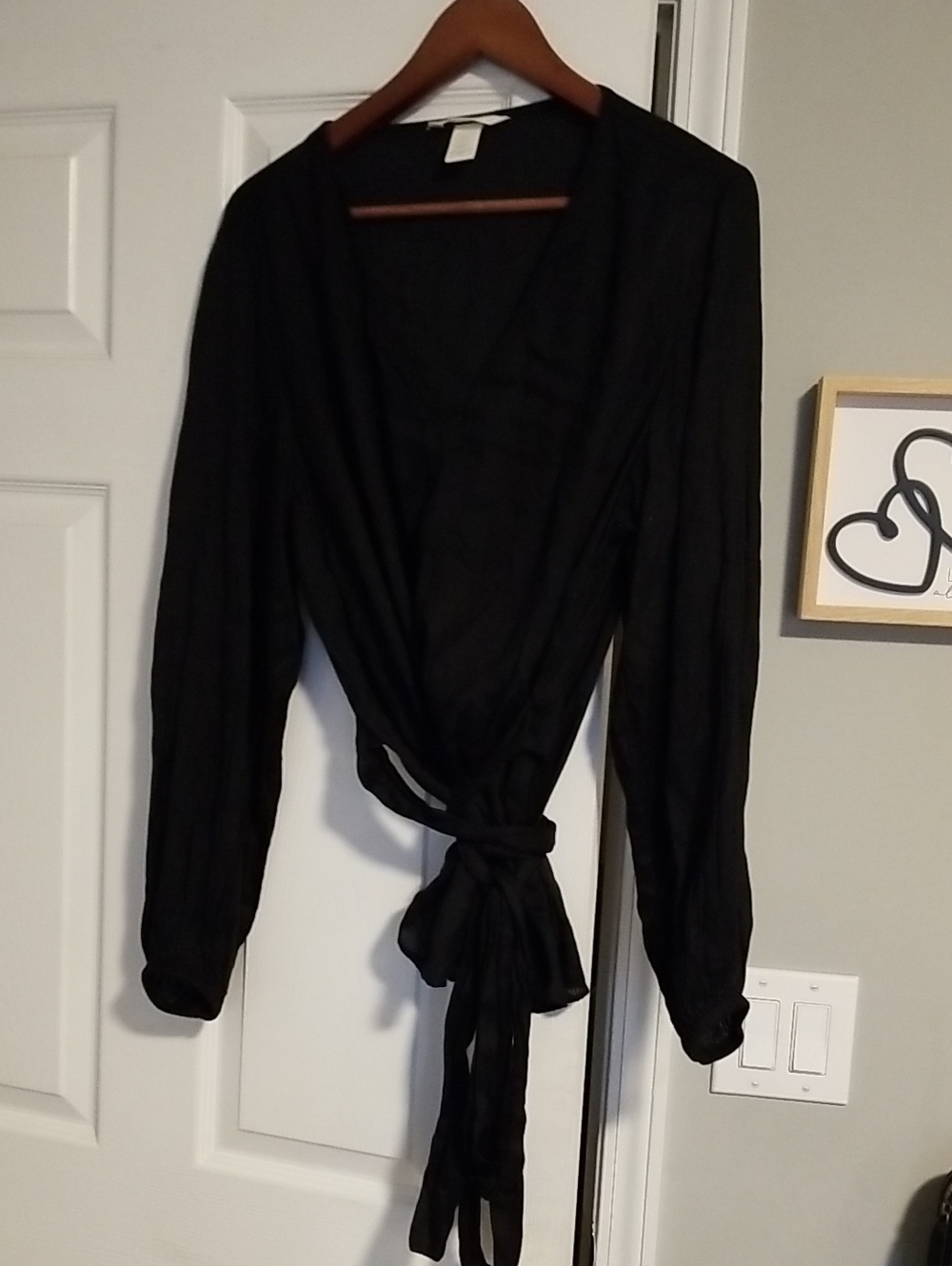 H&M Black Ribbed Top